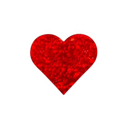 Red Heart Sticker (1 Piece) - Lahazati