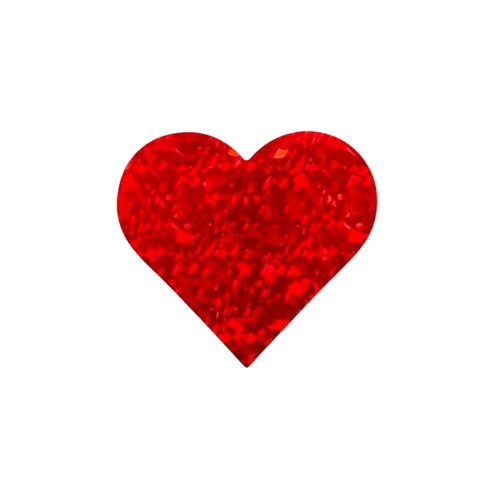 Red Heart Sticker (1 Piece) - Lahazati