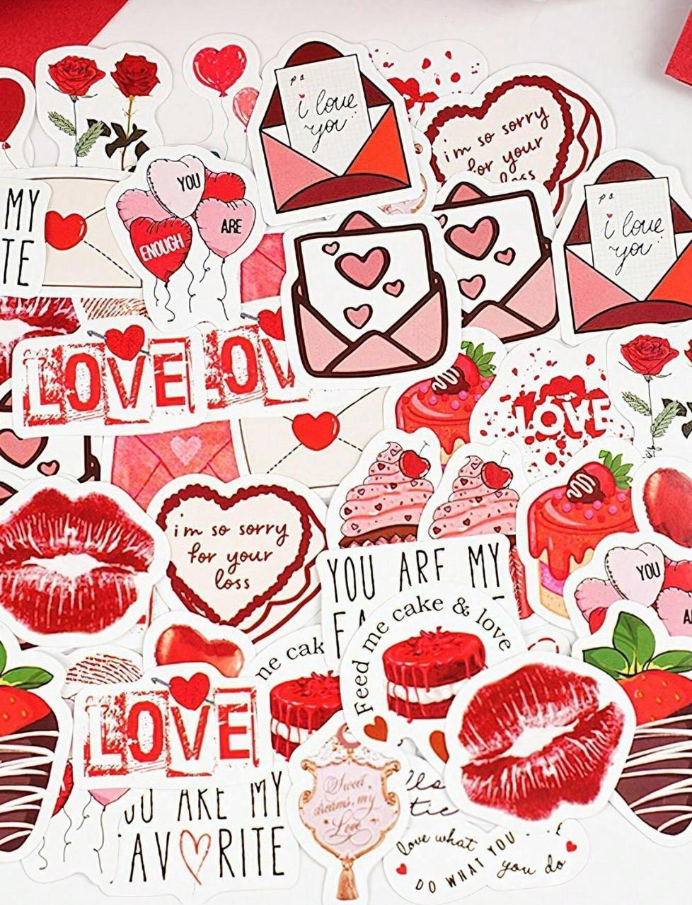 Love Figures Stickers Pack (46 pc) - Lahazati