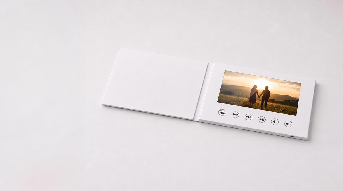 <p>Turn your memories into a<br/><em>cinematic video book.</em></p>